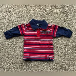 Levi’s boys long sleeved polo shirt Sz 12 months EUC